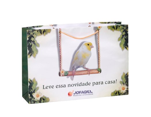 Processo de personalização de sacolas para brindes na Gazoni Embalagens, mostrando opções de impressão de logo, cores e tamanhos