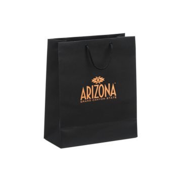Sacolas de papel para lojas com design exclusivo da Gazoni Embalagens, destacando a personalização e a qualidade dos materiais