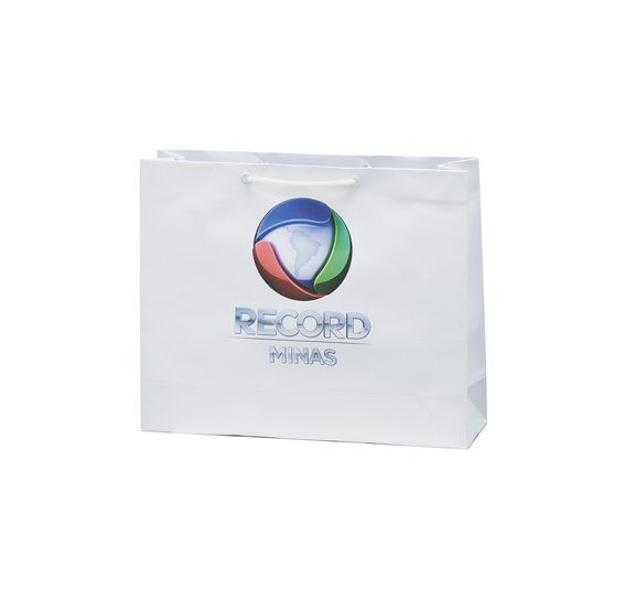 Sacolas de papel duplex personalizadas - Gazoni Embalagens